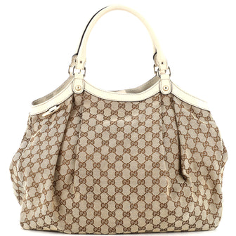 Gucci Sukey Tote GG Canvas Large