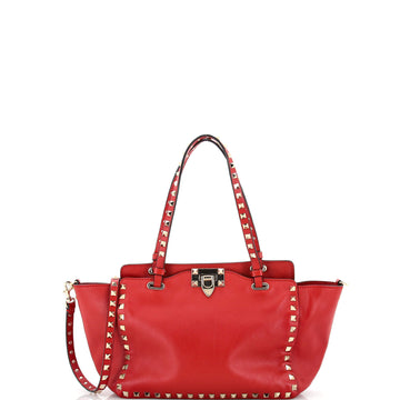 Valentino Garavani Rockstud Tote Soft Leather Small