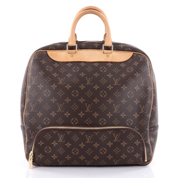 Louis Vuitton Evasion Travel Bag Monogram Canvas MM Brown