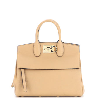 Salvatore Ferragamo Studio Satchel Leather Small
