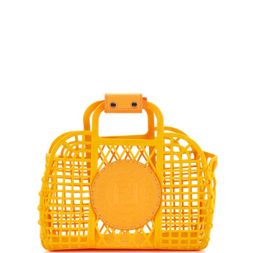 Fendi FF Logo Stamp Basket Tote PVC Small