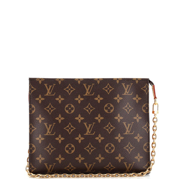 Louis Vuitton Toiletry Pouch on Chain Monogram Canvas