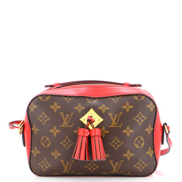 Louis Vuitton Saintonge Handbag Monogram Canvas with Leather