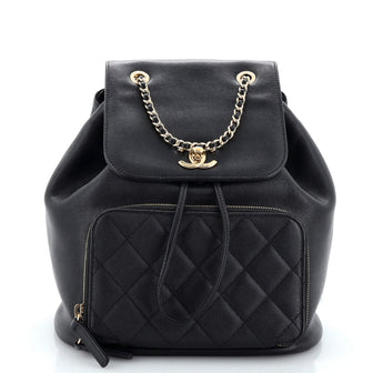 Chanel Business Affinity Backpack Caviar Small