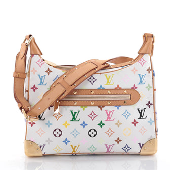 Louis Vuitton Boulogne Handbag Monogram Multicolor White 2361001