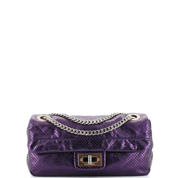 Chanel Drill Flap Bag Perforated Leather Small