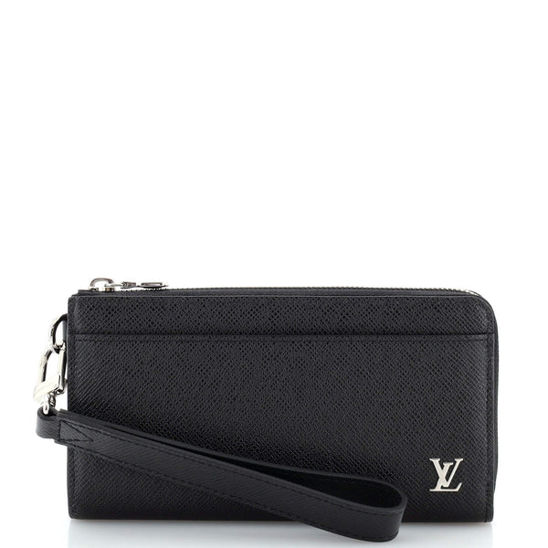 Louis Vuitton Zippy Dragonne Wallet Taiga Leather Black 236124165