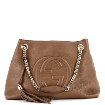 Gucci Soho Chain Strap Shoulder Bag Leather Medium