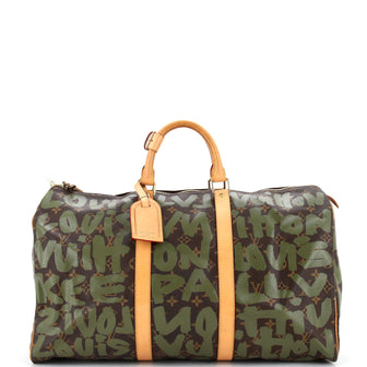 Louis Vuitton Keepall Bag Limited Edition Monogram Graffiti 50