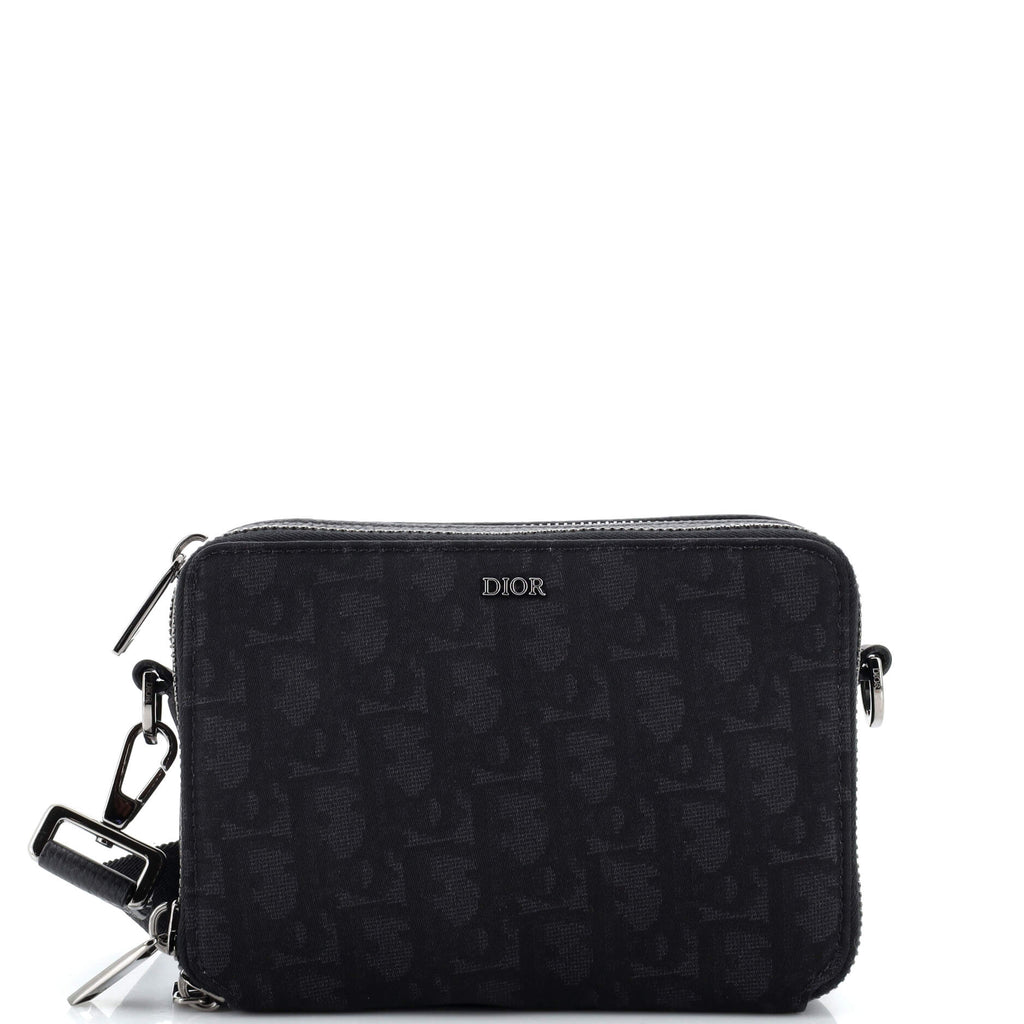 Dior And Shawn Pouch with Strap Black