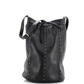 Celine Soft Bucket Bag Studded Leather Medium