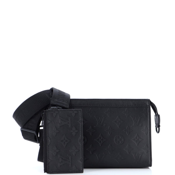 Louis Vuitton LV Gaston wearable wallet Grey Leather ref.434243