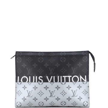 Louis Vuitton Pochette Voyage Monogram Eclipse Split Canvas MM