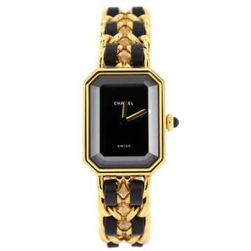 Chanel Premiere Rock Quartz Watch Plated Metal and Leather 20