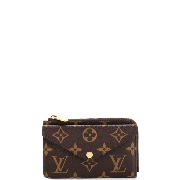 Louis Vuitton Card Holder Recto Verso Brown in Coated Canvas with