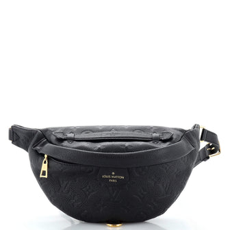 Louis Vuitton Bum Bag Monogram Empreinte Leather Black 23612464