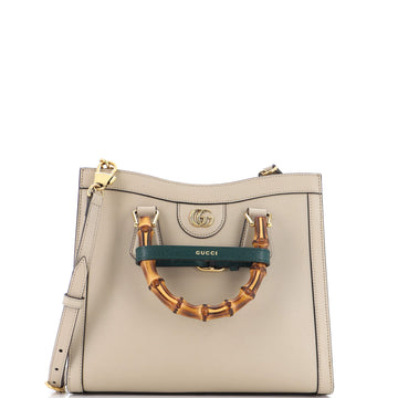 Gucci Diana NM Bamboo Handle Tote Leather Small