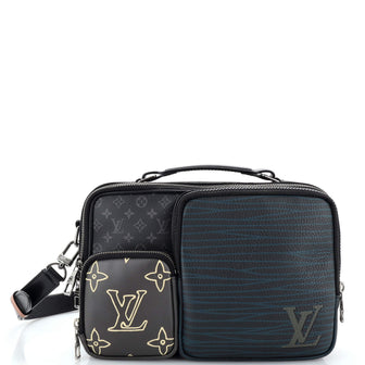 Louis Vuitton Messenger Multipocket Patchwork Monogram Eclipse Canvas and  Printed Leather