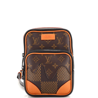Louis Vuitton Nigo e Sling Bag Limited Edition Giant Damier and Monogram Canvas Brown