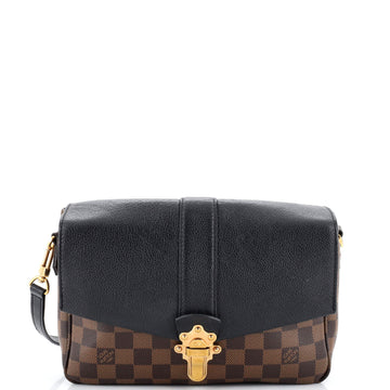 Louis Vuitton Clapton Handbag Damier and Leather PM