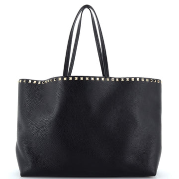 Valentino Garavani Rockstud Shopper Tote Leather Large