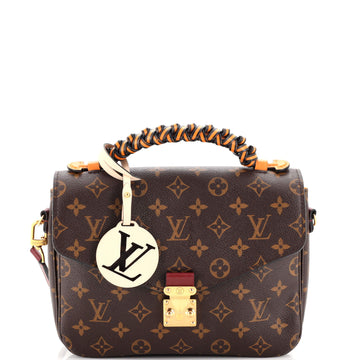 Louis Vuitton Braided Handle Pochette Metis Monogram Canvas