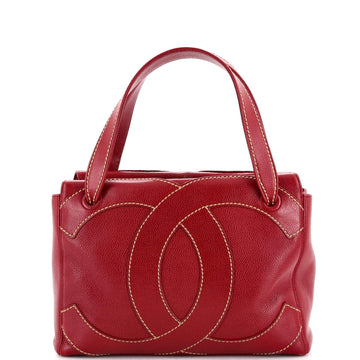 Chanel CC Stitch Tote Caviar Large