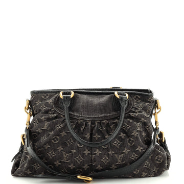 Louis Vuitton Neo Cabby Handbag Denim MM