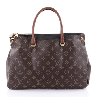 Louis Vuitton Pallas Tote Monogram Canvas Brown 2361901