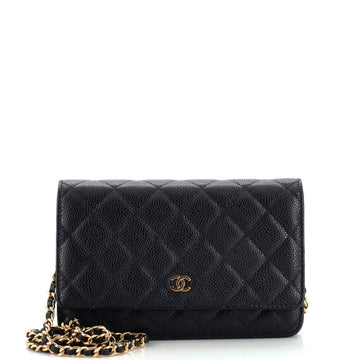 Chanel Wallet on Chain Quilted Caviar
