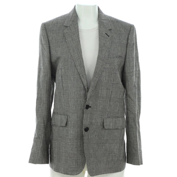 Celine Women's Classic Blazer Houndstooth Wool and Linen