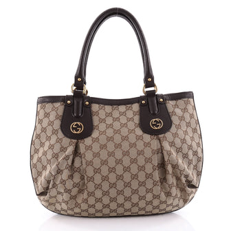 Gucci Scarlett Tote GG Canvas Medium Brown 2362401