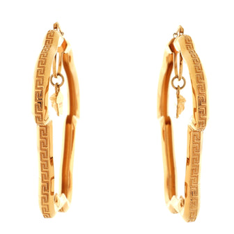 Versace Medusa Hoop Earrings Metal