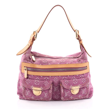 Louis Vuitton Baggy Handbag Denim PM Pink 2362601