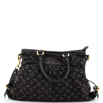 Louis Vuitton Neo Cabby Handbag Denim GM