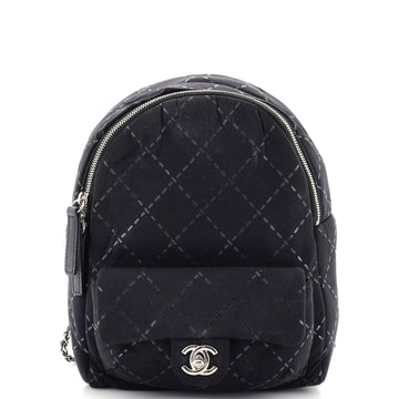 Chanel CC Pocket Backpack Printed Nylon Mini