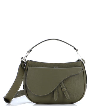 Christian Dior Saddle Soft Bag Leather Small