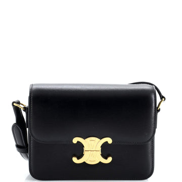 Celine Triomphe Shoulder Bag Smooth Calfskin Teen