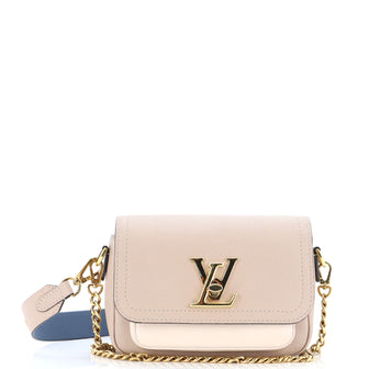 Louis Vuitton Neutrals Lockme II Top Handle Bag