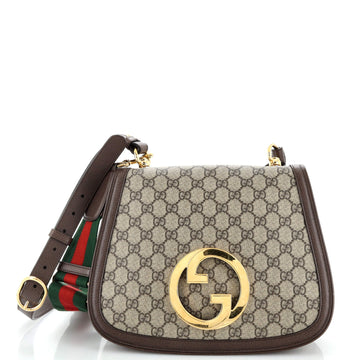 Gucci Blondie NM Flap Bag GG Coated Canvas Medium