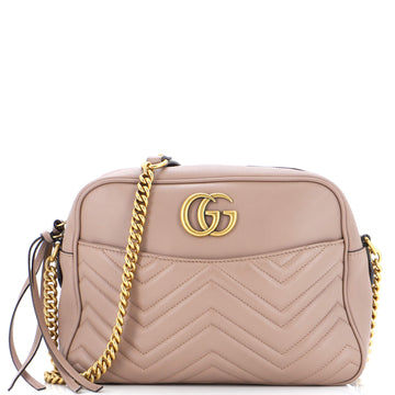 Gucci GG Marmont Shoulder Bag Matelasse Leather Medium