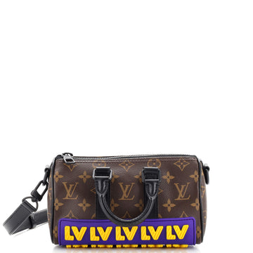 Louis Vuitton Keepall Bandouliere Bag Limited Edition LV Rubber Monogram Canvas XS