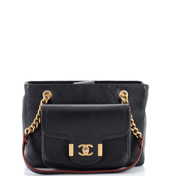 Chanel Archi Chic Shopping Tote Quilted Grained Calfskin Small