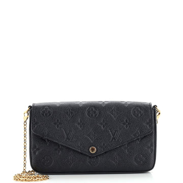 Louis Vuitton Felicie Pochette Monogram Empreinte Leather