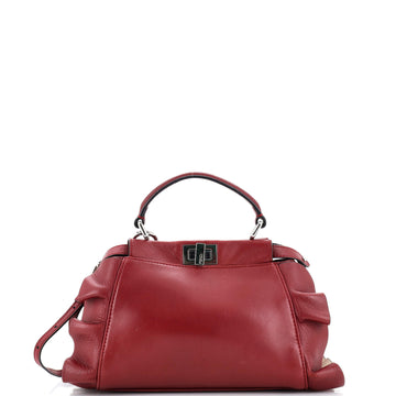 Fendi Wave Peekaboo Bag Leather Mini