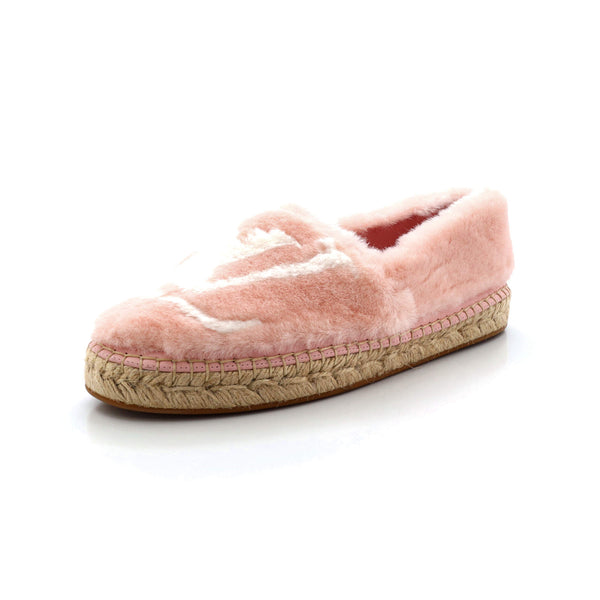 Louis Vuitton Women's Seashore Espadrilles Faux Fur 236331
