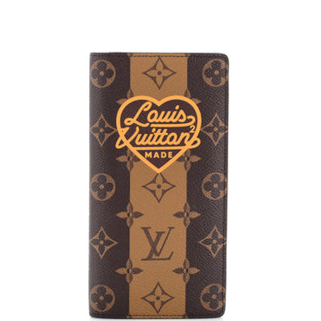 Louis Vuitton Brazza Wallet Limited Edition Stripes Monogram Canvas