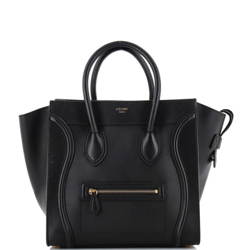 Celine Luggage Bag Smooth Leather Mini
