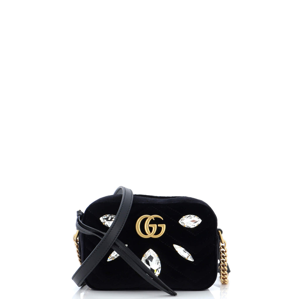 GG Crystal mini shoulder bag