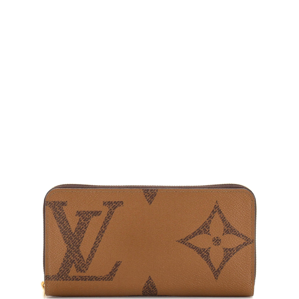 Louis Vuitton Zippy Wallet Reverse Monogram Giant Brown